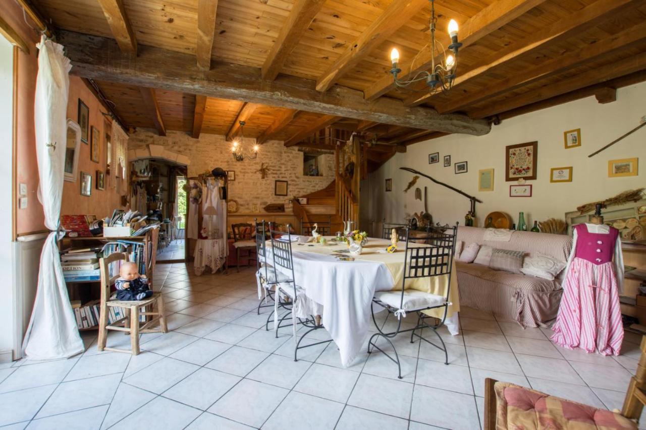 A L'Antan - La Ferme D'Octave Bed & Breakfast Saint-Hilaire-de-Villefranche Екстериор снимка